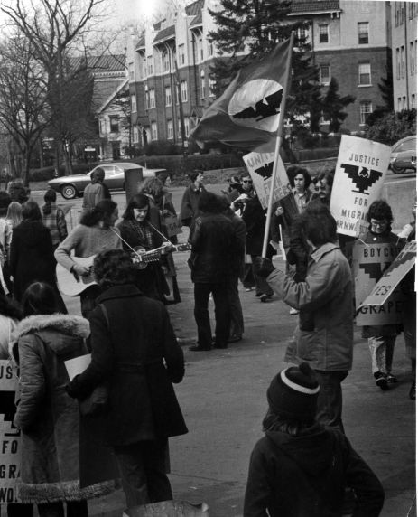 (3661) Demonstration, migrant workers (3661) Demonstration, migrant workers